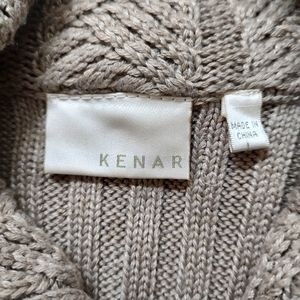 Kenar Women's L Large Sweater Vest Faux Fur